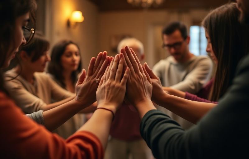 Community prayer circle